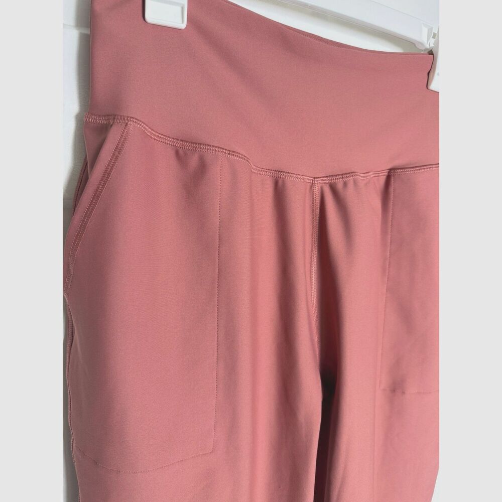 Old Navy Active Womens Large PowerSoft High Rise Joggers Full Length Dusty Rose